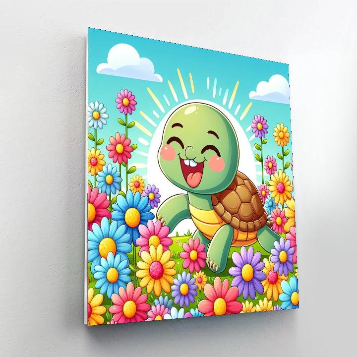 Joyful Tortoise Paint By Numbers Kits