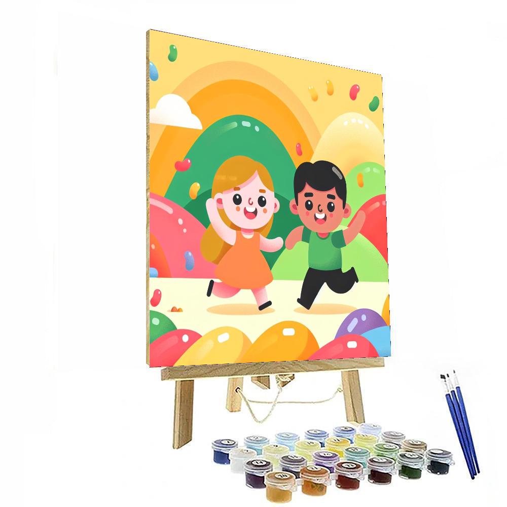 Joyful Jellybean Journey Numbered Painting Kits