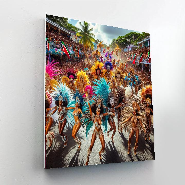 Karnival Dancer Paint By Numbers Art