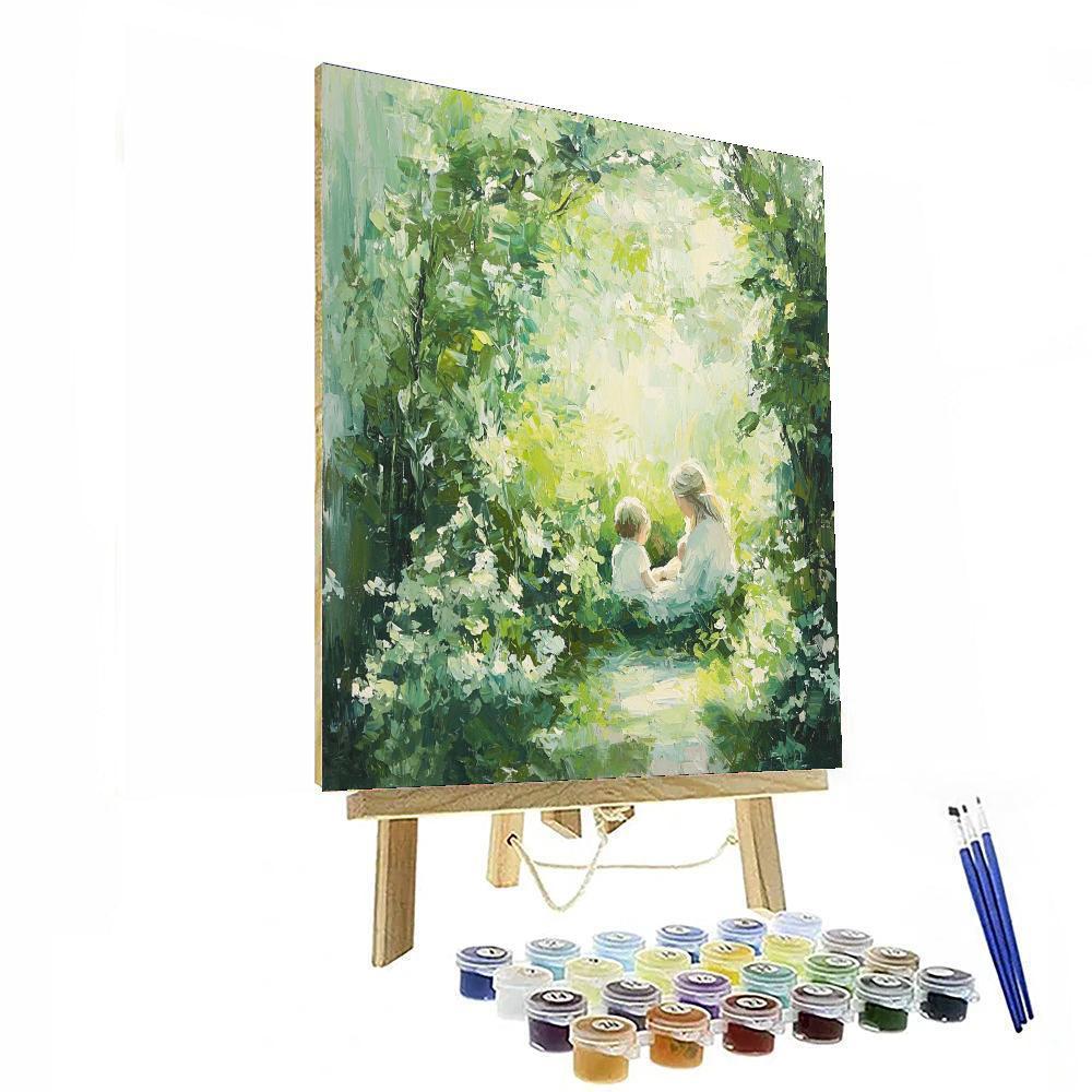 Mom's Tranquil Retreat Painting Number Kit