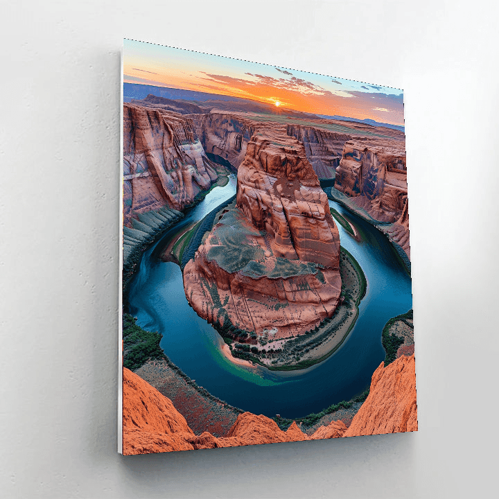 Horseshoe Bend - Arizona Numbered Painting Kits