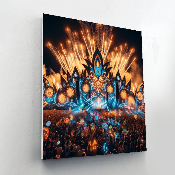 Electric Daisy Carnival - Las Vegas, Usa Paint By Number