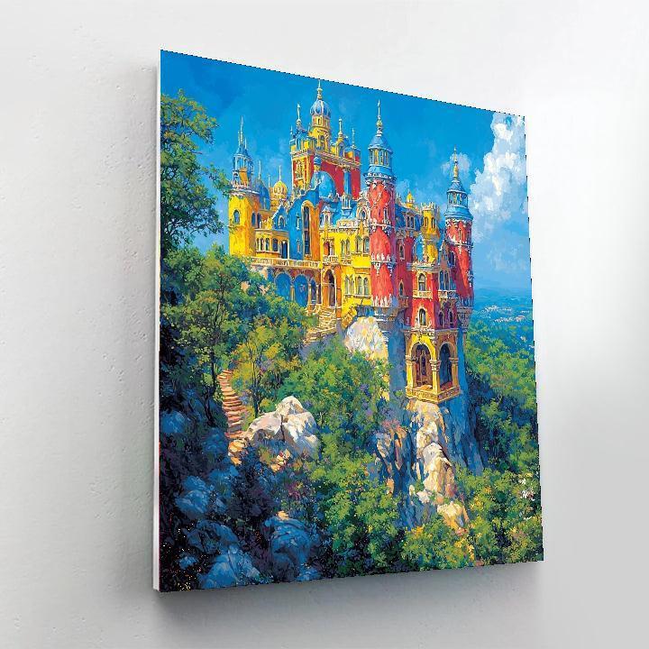 Sintra's Pena Palace - Portugal Numbered Painting Kits