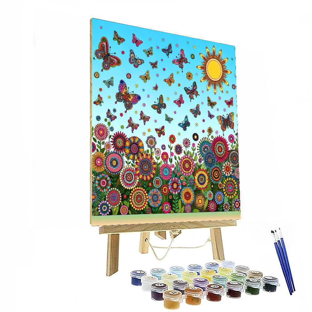 Lovely Little Garden Painting By Numbers Kit