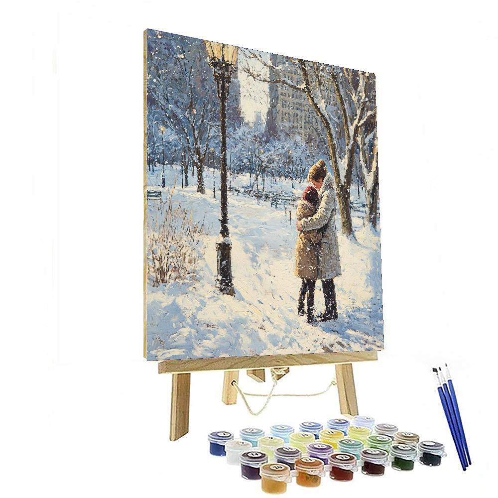 Winter’s Whisper Number Painting