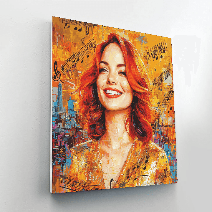 Emma Stone: Captivating Hearts On La La Land Paint By Numbers Kits