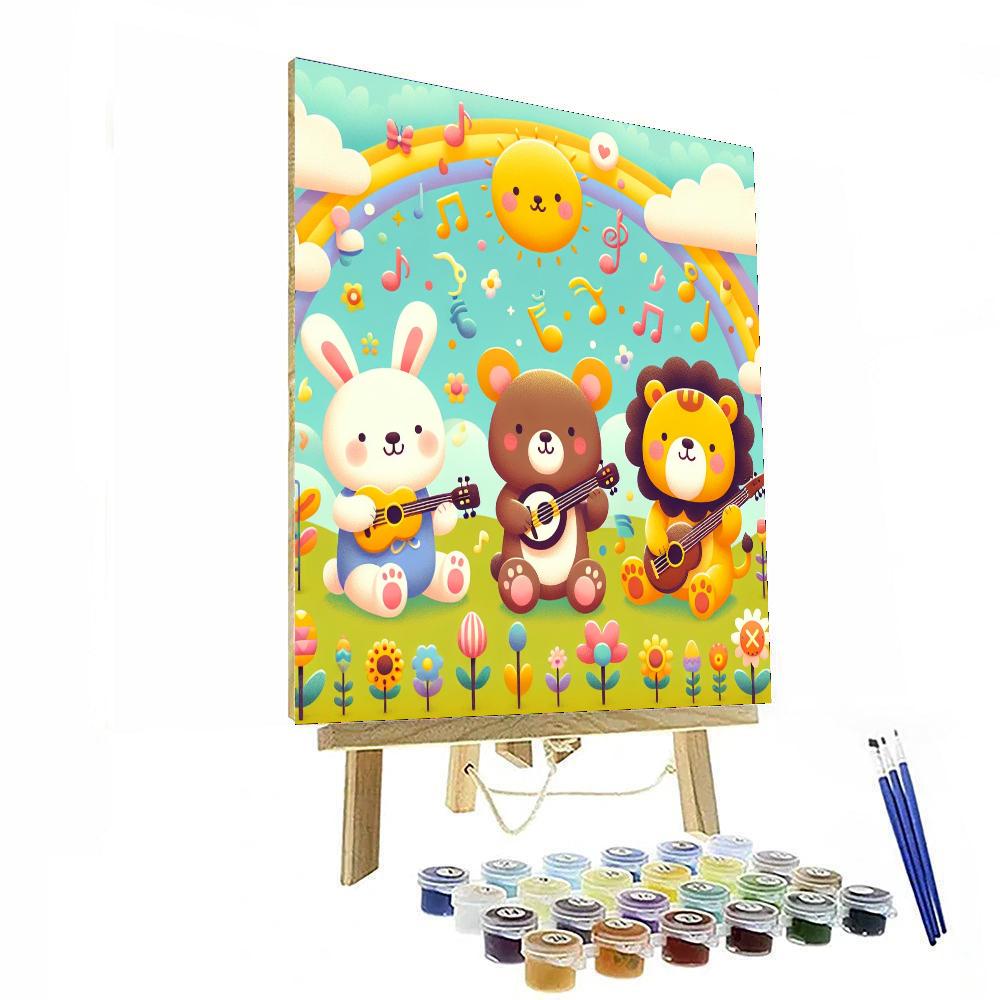 Silly Animal Band Paint By Number