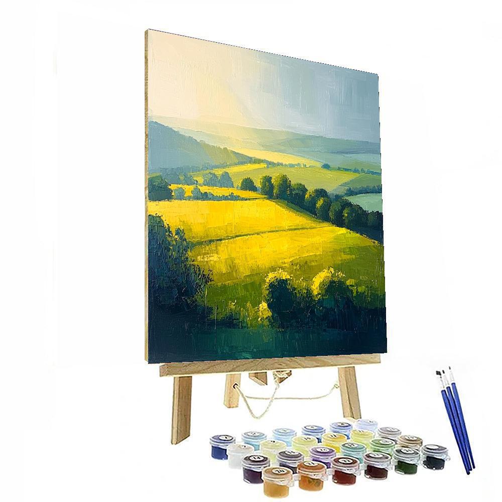 Paul Cézanne Inspired Fields Of Light  Paint By Numbers Kits