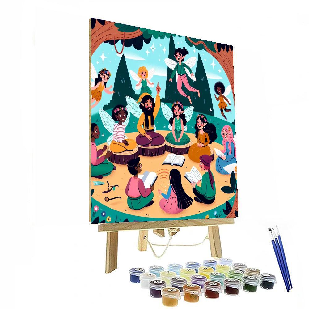 Adventure At Fairy Hollow Number Painting