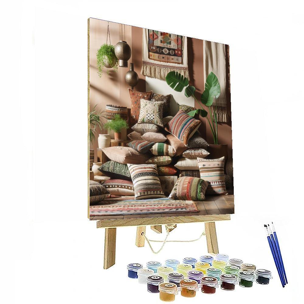 Boho Chic Paradise Paint By Color