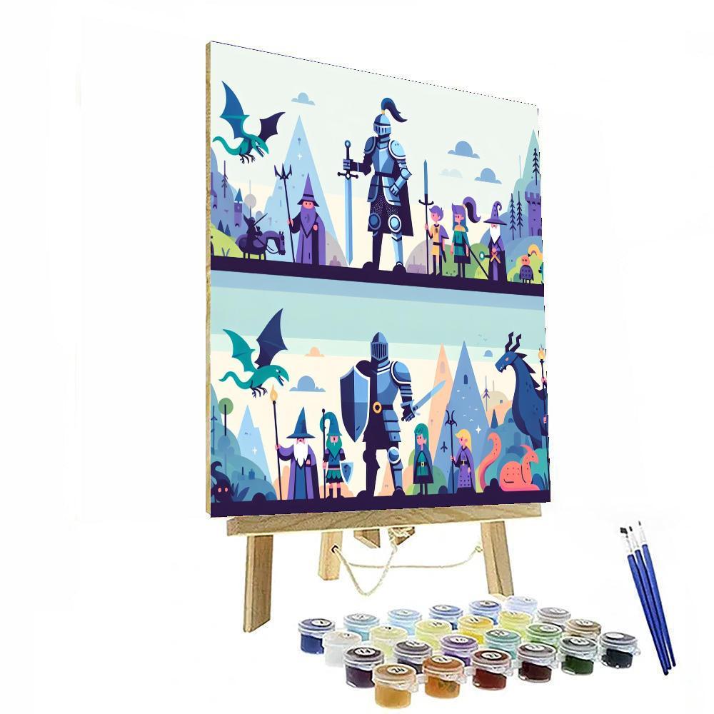 Fantasy Realm Quest Numbered Painting Kits