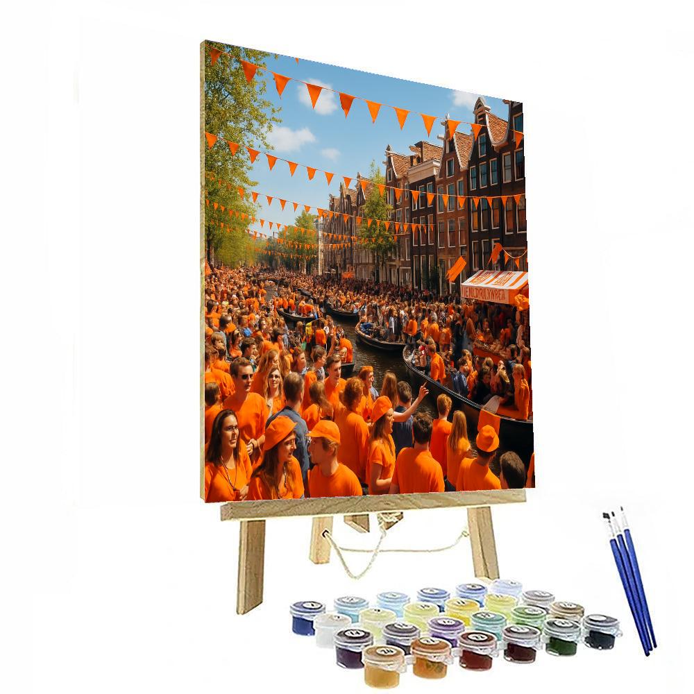 King's Day Celebration - Netherlands DIY Paint By Numbers