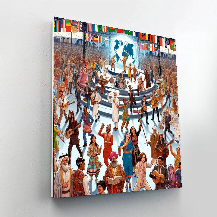 World Culture Festival - India Numbered Painting Kits