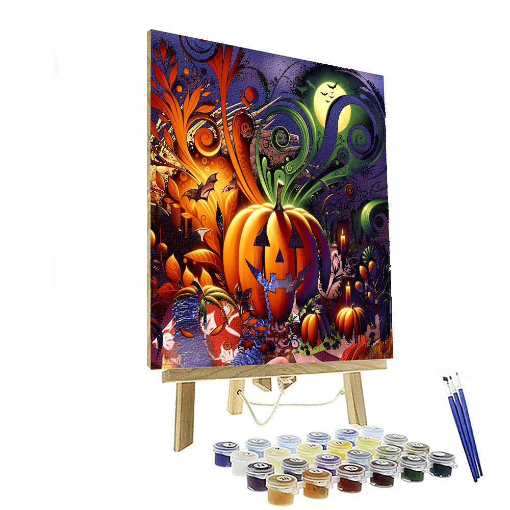 Halloween Spooktacular DIY Paint By Numbers