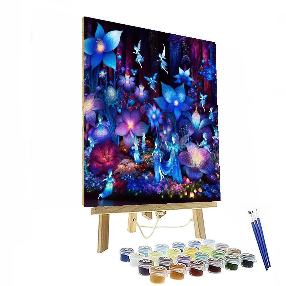 Enchanted Fairy Garden Glow Painting By Numbers Kit