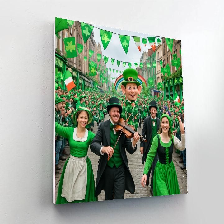 St Patrick's Festival DIY Paint By Numbers