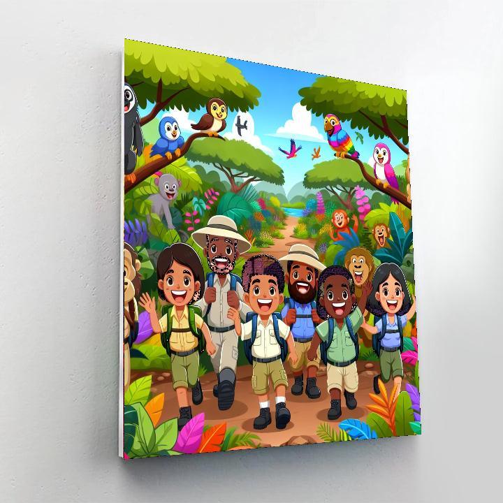 Exciting Expedition Paint By Numbers Art