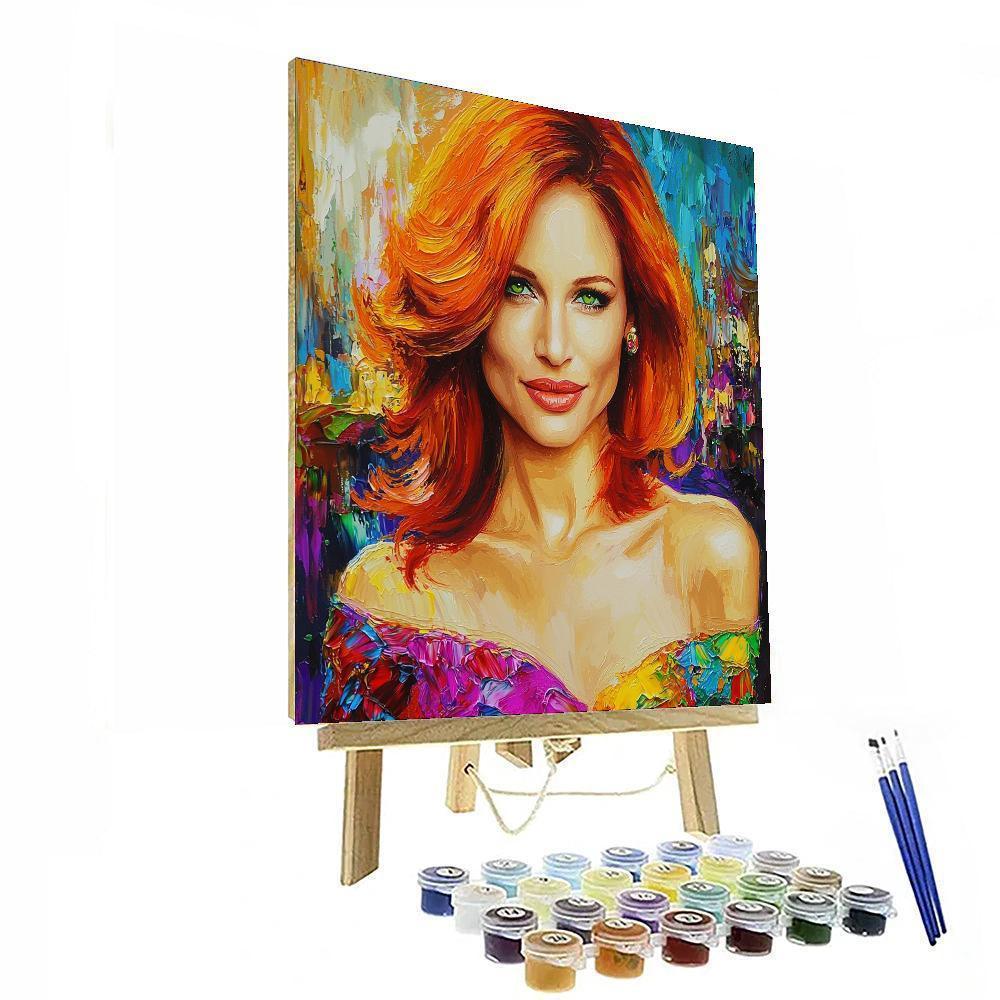 Jessica Chastain: The Chameleon Of Cinema Unveiled Numbered Painting Kits