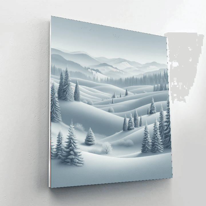 Snowy Alpine Serenity Paint By Numbers