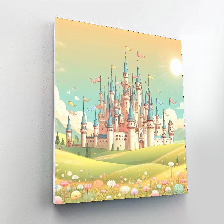 Charming Castle Discovery Painting By Numbers Kit