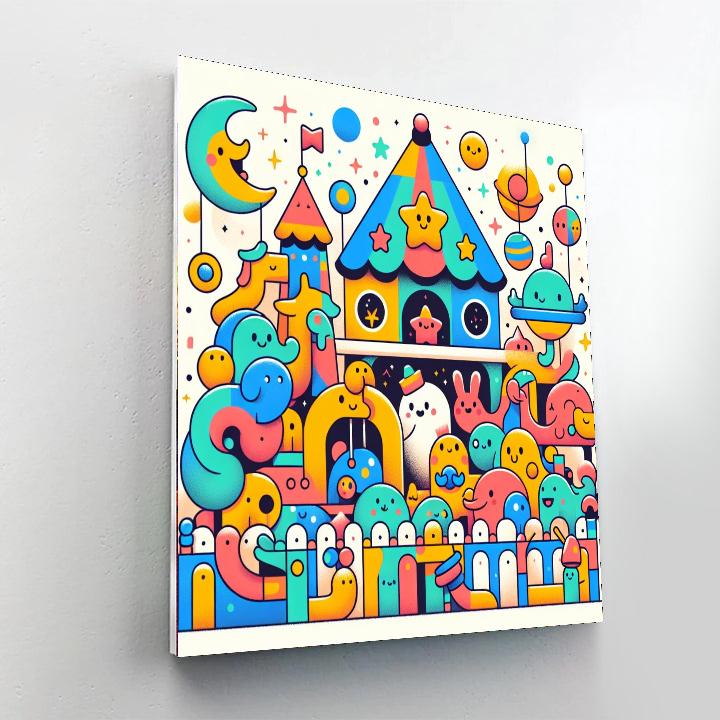 Fairyland Funhouse Paint By Color