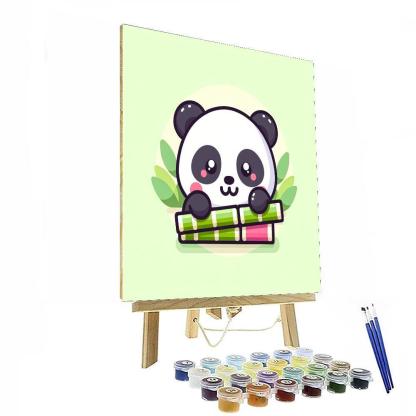 Playful Little Panda Paint By Number