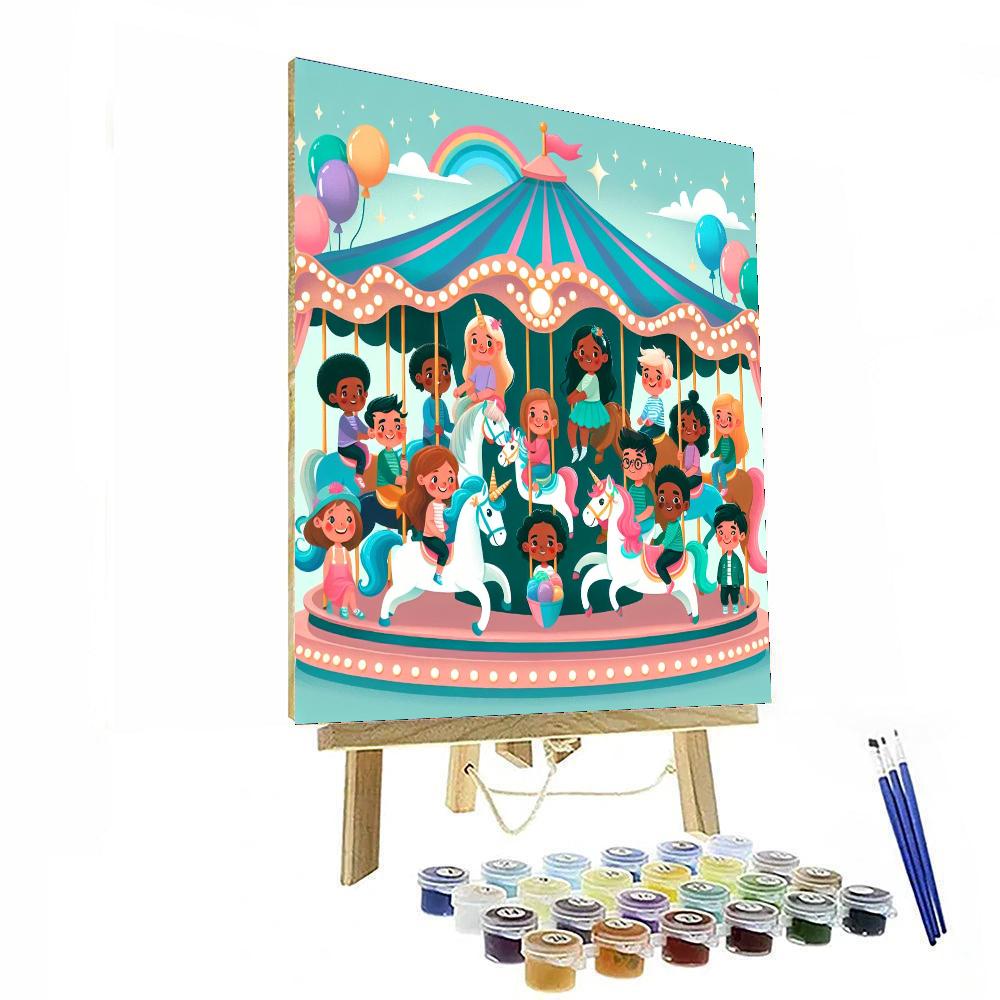 Enchanted Carousel Dreams Paint By Numbers