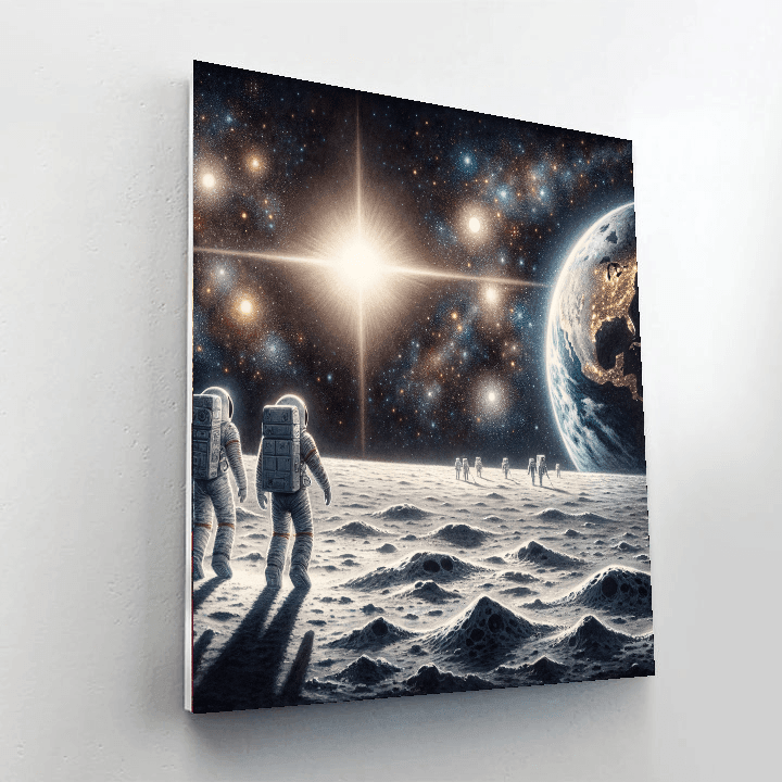 Lunar Explorers Paint By Numbers