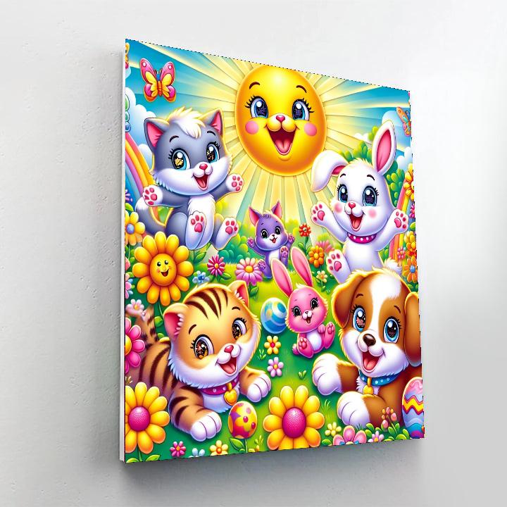 Cute Critter Chronicles Paint By Numbers