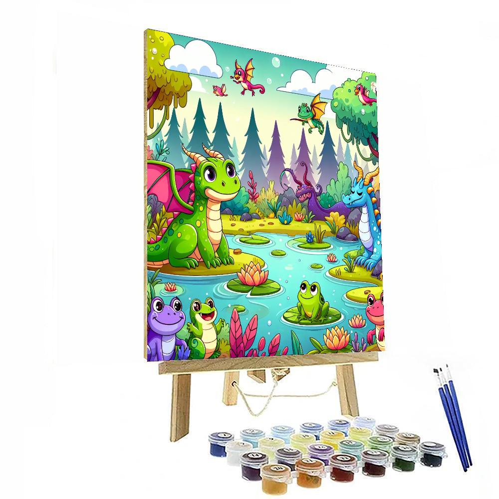 Mystical Swamp Paint By Numbers Art