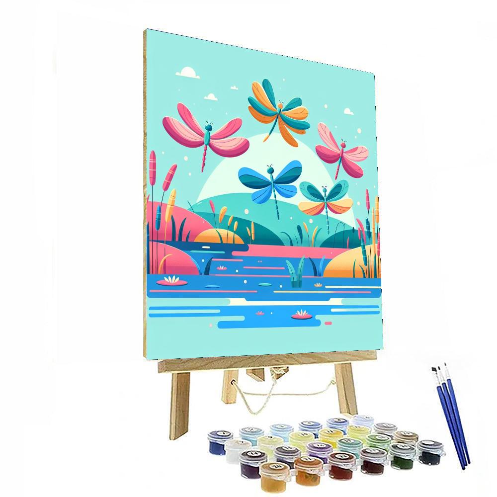 Dragonfly Dream Dance Paint By Numbers