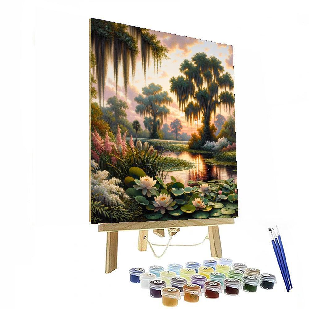 Tiana's Bayou Elegance Number Painting
