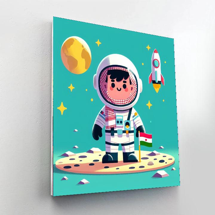 Lunar Land Adventure Paint By Numbers