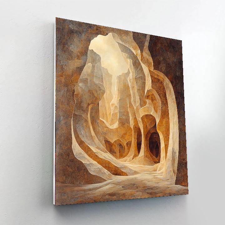 Michelangelo Inspired Mystical Caverns Of Nature  Paint By Color