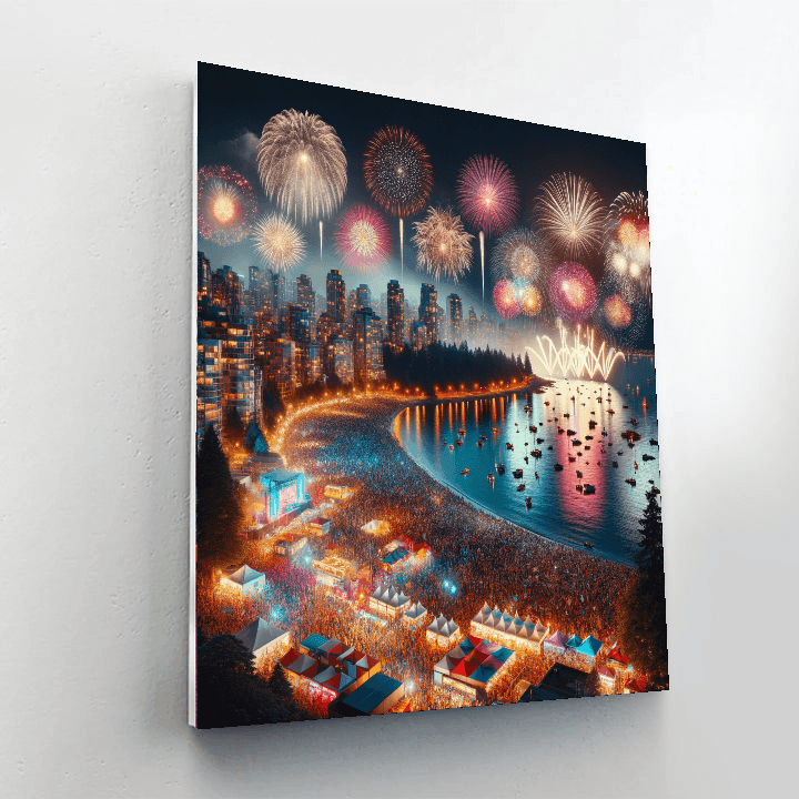 Celebration Of Light - Canada DIY Paint By Numbers