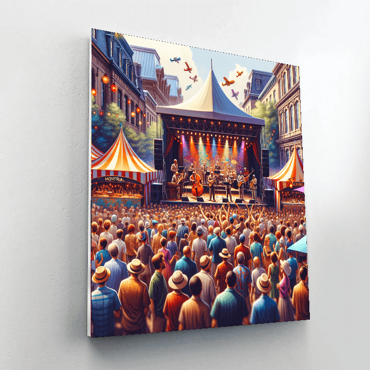 The Montreal International Jazz Festival Paint By Numbers