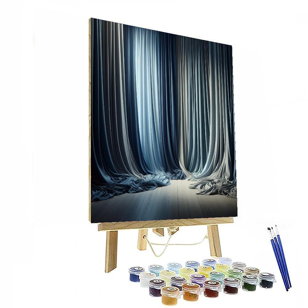 Twilight Whisper Curtains Paint By Number