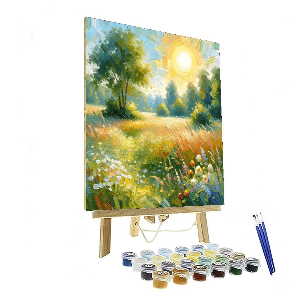 Summer Field Lullaby DIY Paint By Numbers