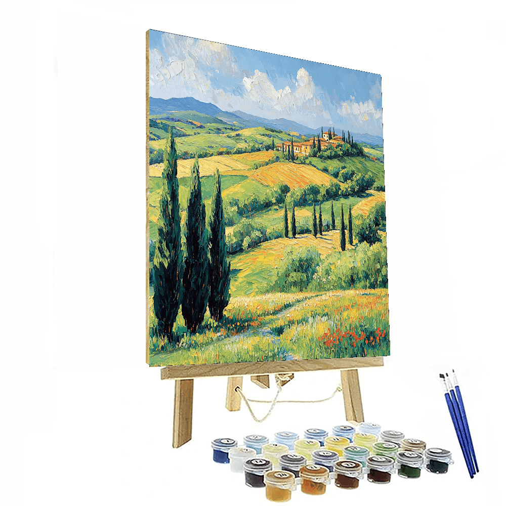 Claude Monet Inspired Timeless Tuscany  Paint By Numbers