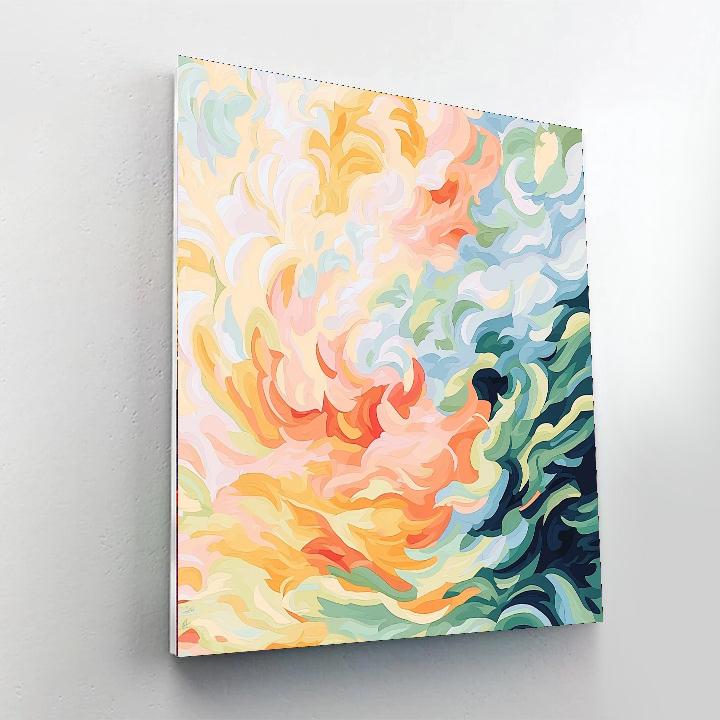 Edgar Degas Inspired Cascade Of Dreams  Paint By Number