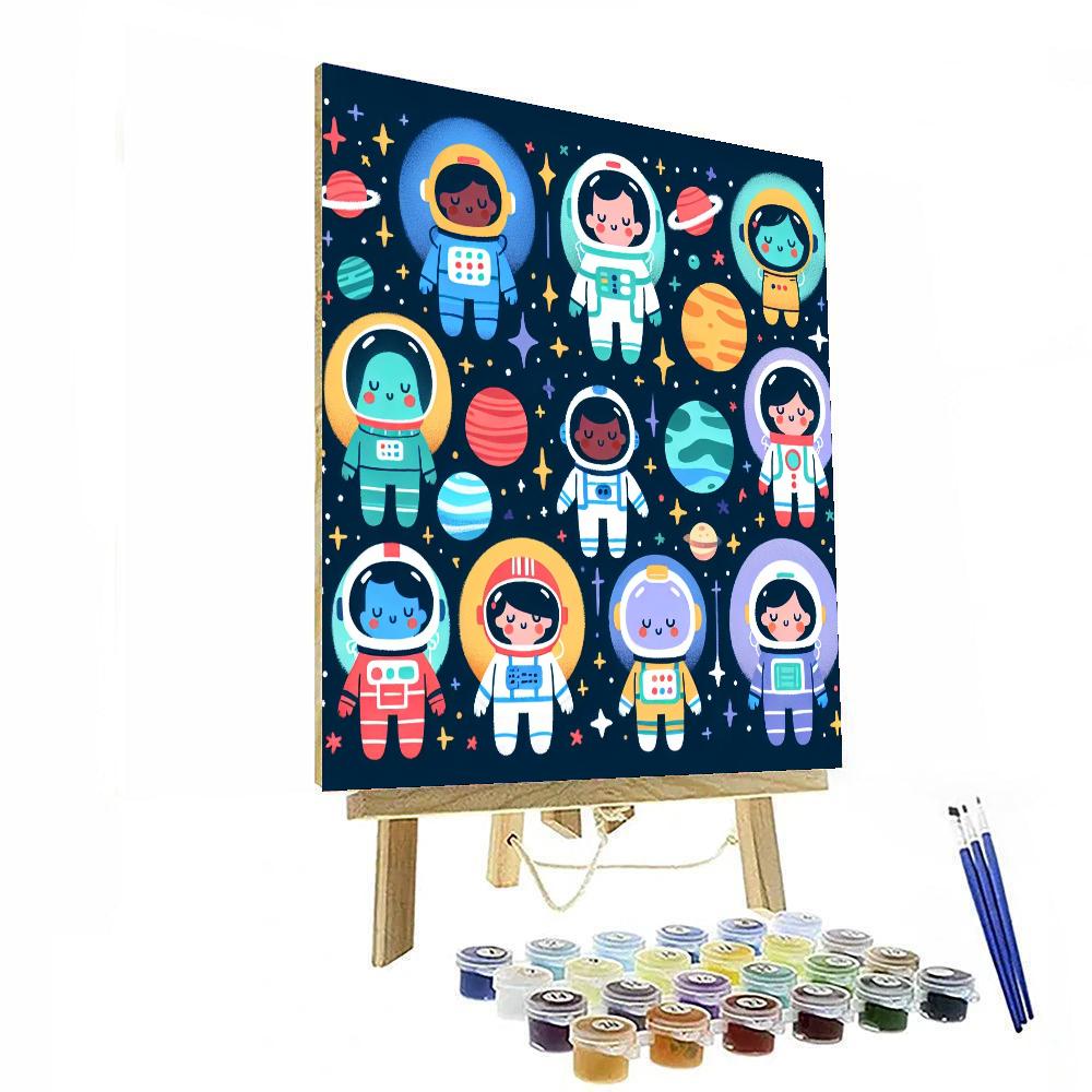 Galactic Explorer Odyssey Painting By Numbers Kit