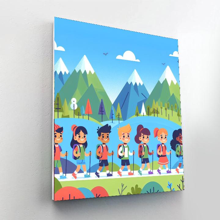 Adventurous Trail Paint By Number