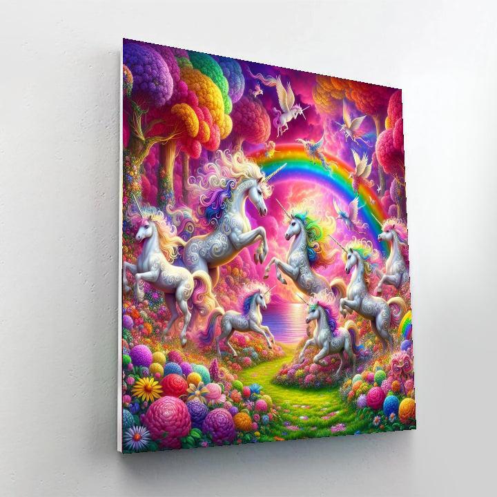 Fairytale Unicorn Dreams Paint By Numbers
