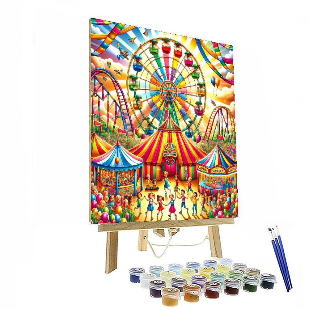 Charming Summer Carnival Paint By Color