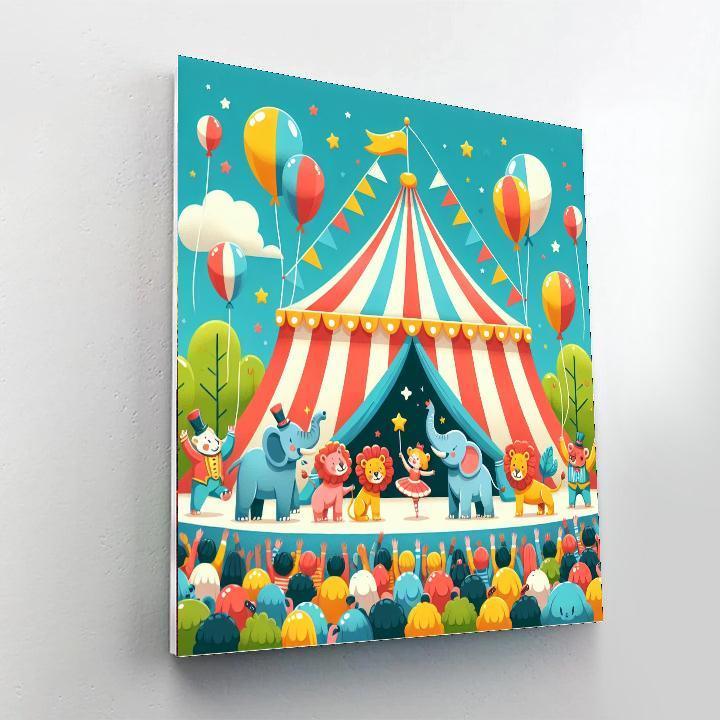 Magic Circus Adventure Numbered Painting Kits