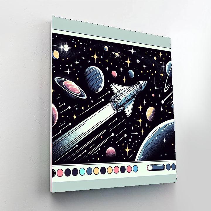 Galaxy Adventure Voyage Paint By Number