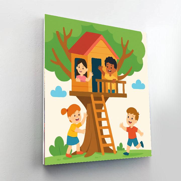 The Treehouse Adventure Paint By Number