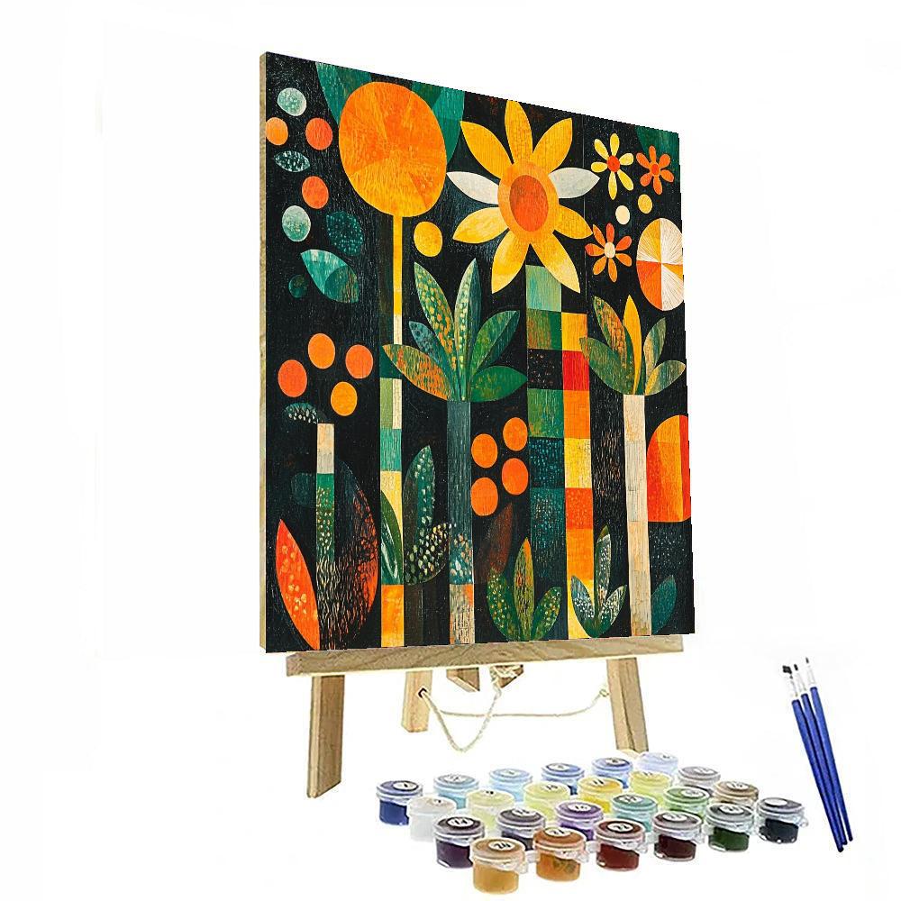 Paul Klee Inspired Colors Of Curiosity  Numbered Painting Kits