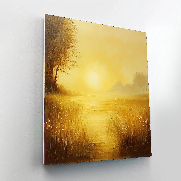 Edgar Degas Inspired Golden Morning Light  Painting Number Kit
