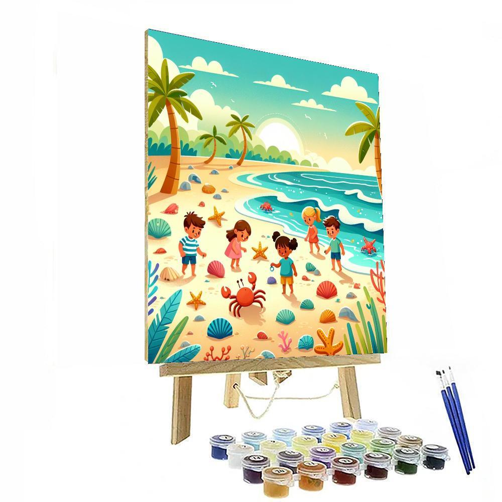 Tropical Beach Expedition Painting By Numbers Kit